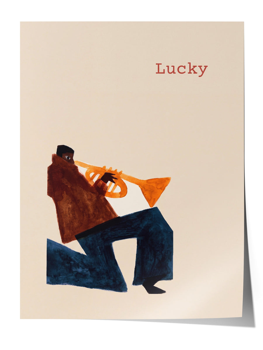 Lucky Çerçevesiz Poster