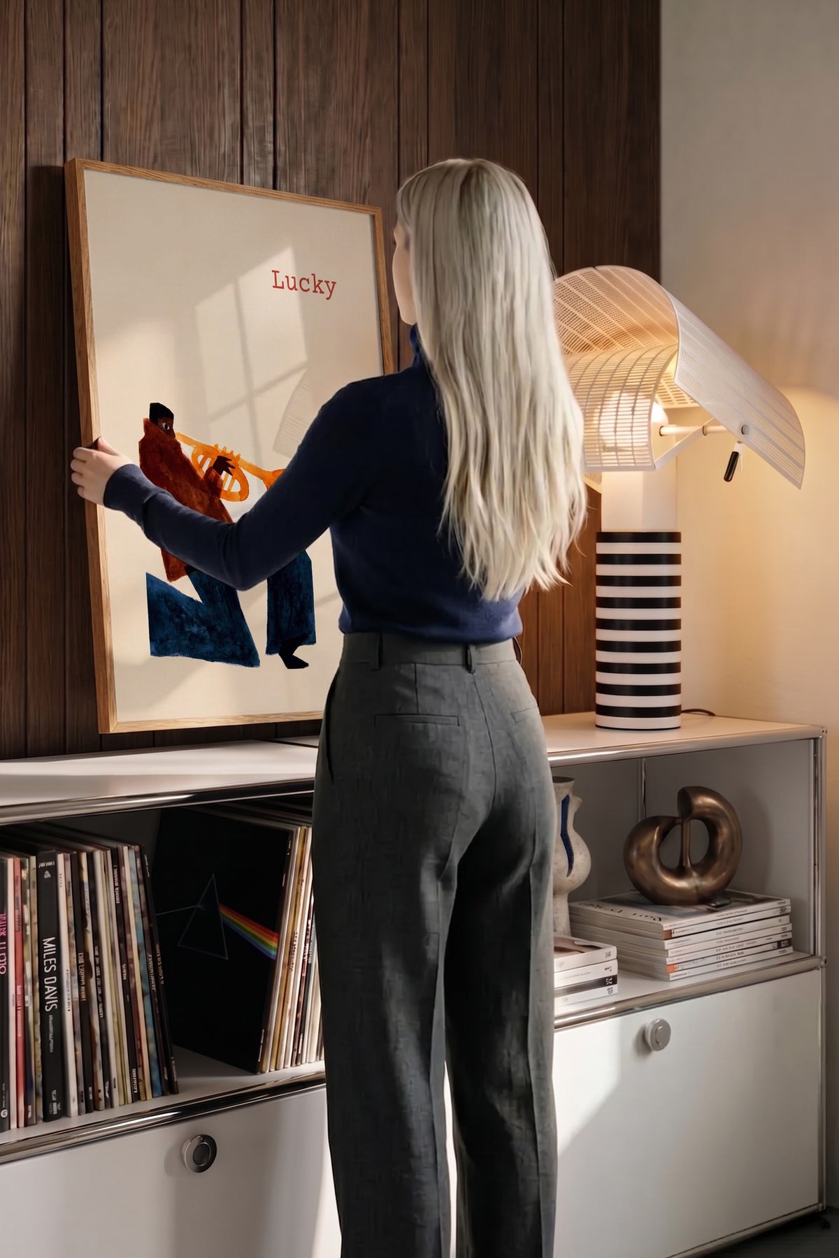 Lucky Poster – Ahşap Çerçeveli Tablo