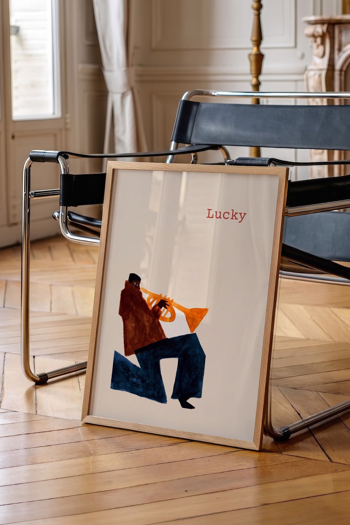 Lucky Poster – Ahşap Çerçeveli Tablo