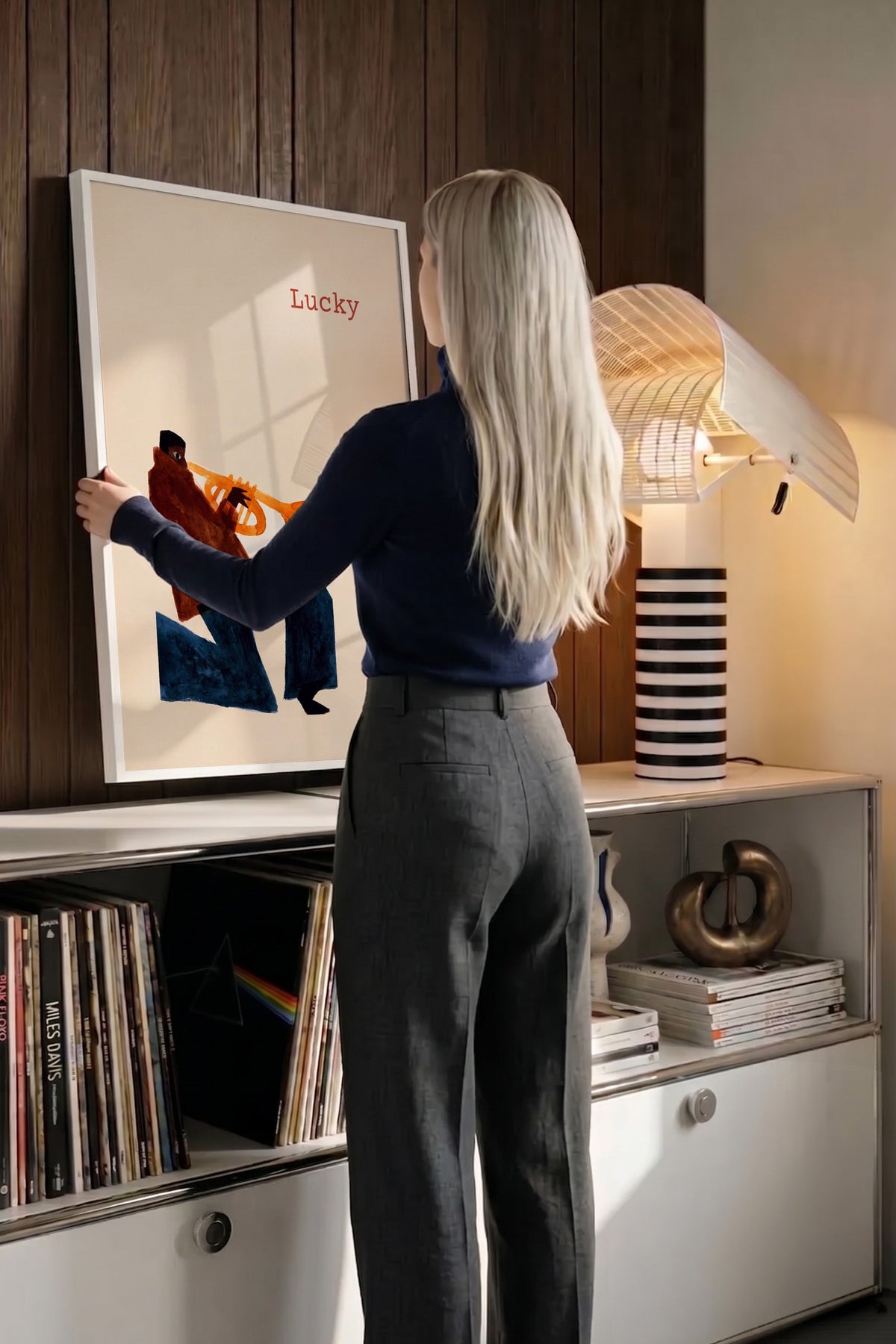 Lucky Poster – Beyaz Çerçeveli Tablo