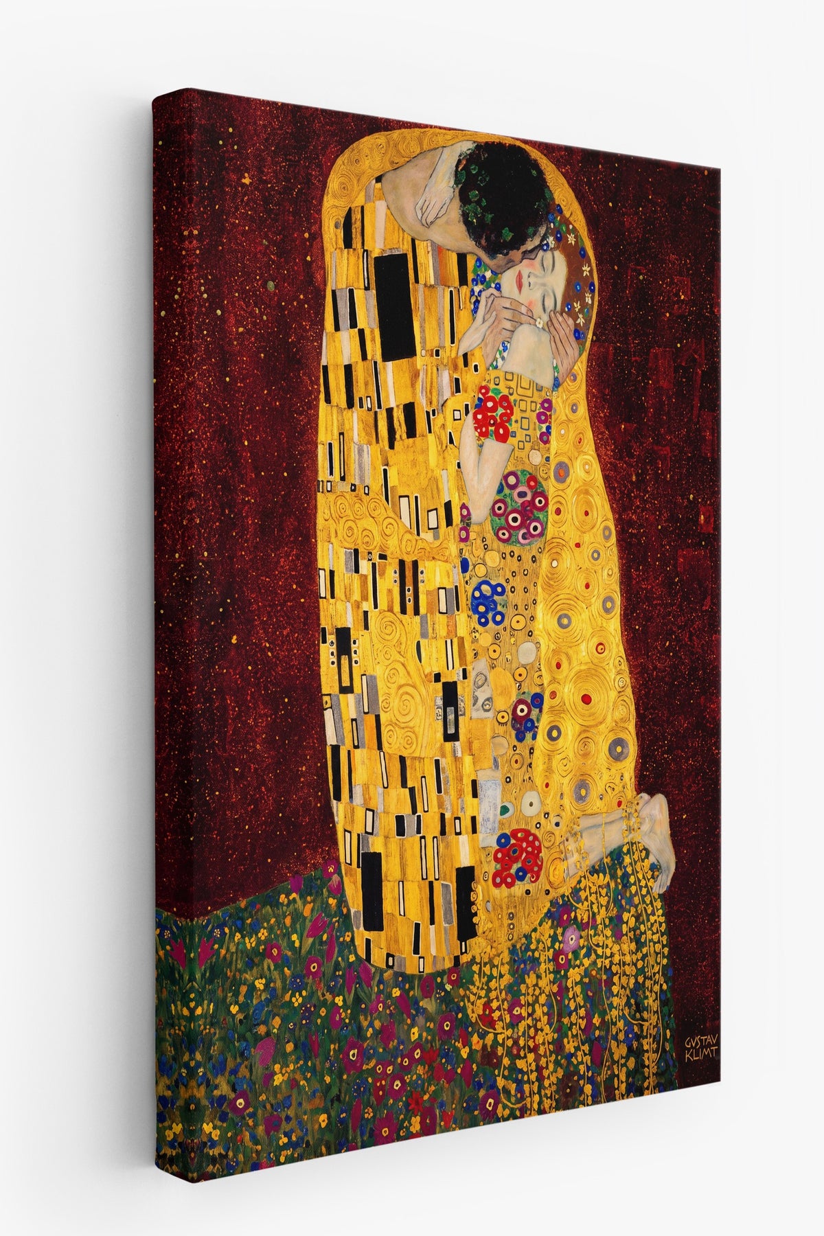 Klimt Öpücük Kanvas Tablo