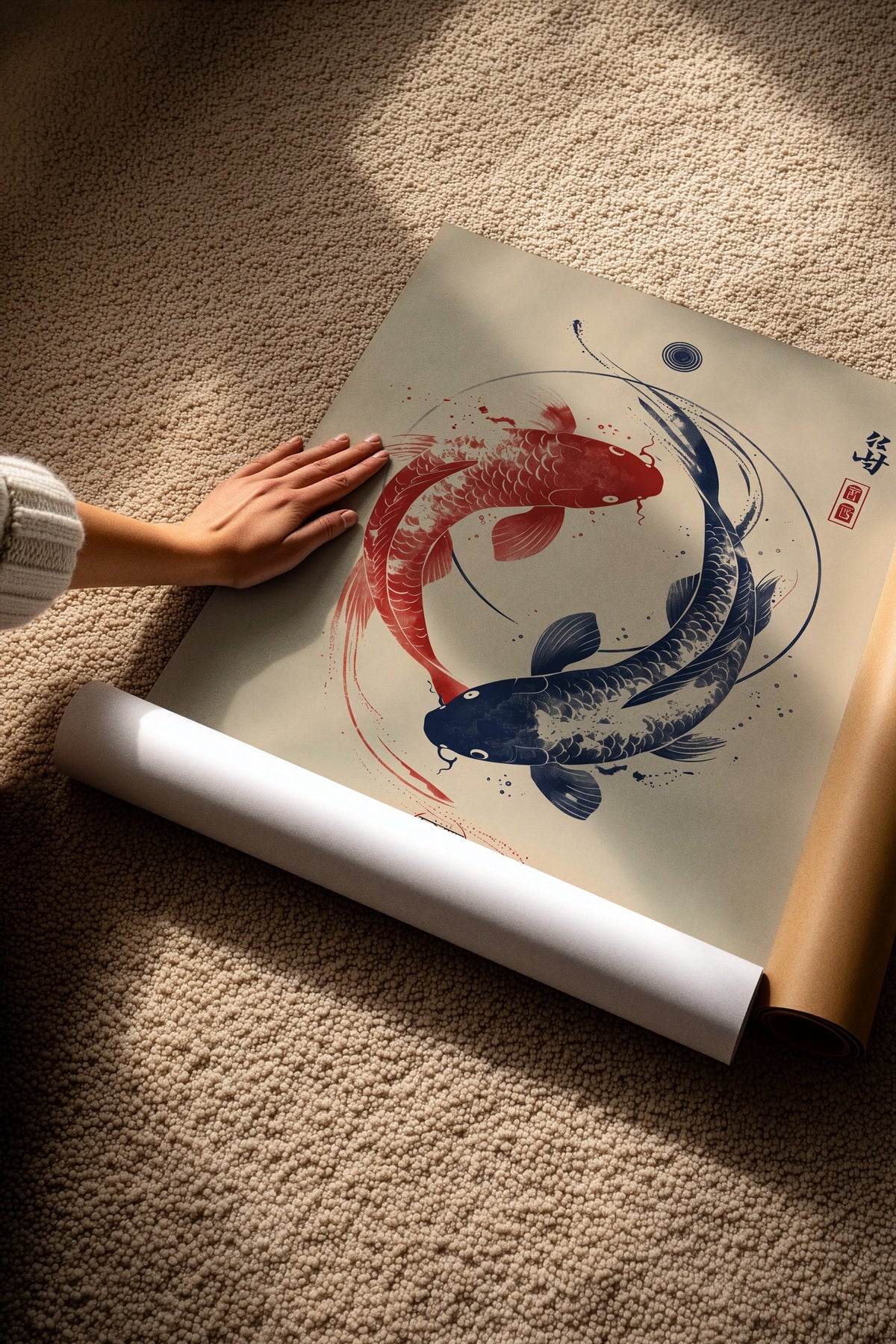 Zen Balıkları Çerçevesiz Poster