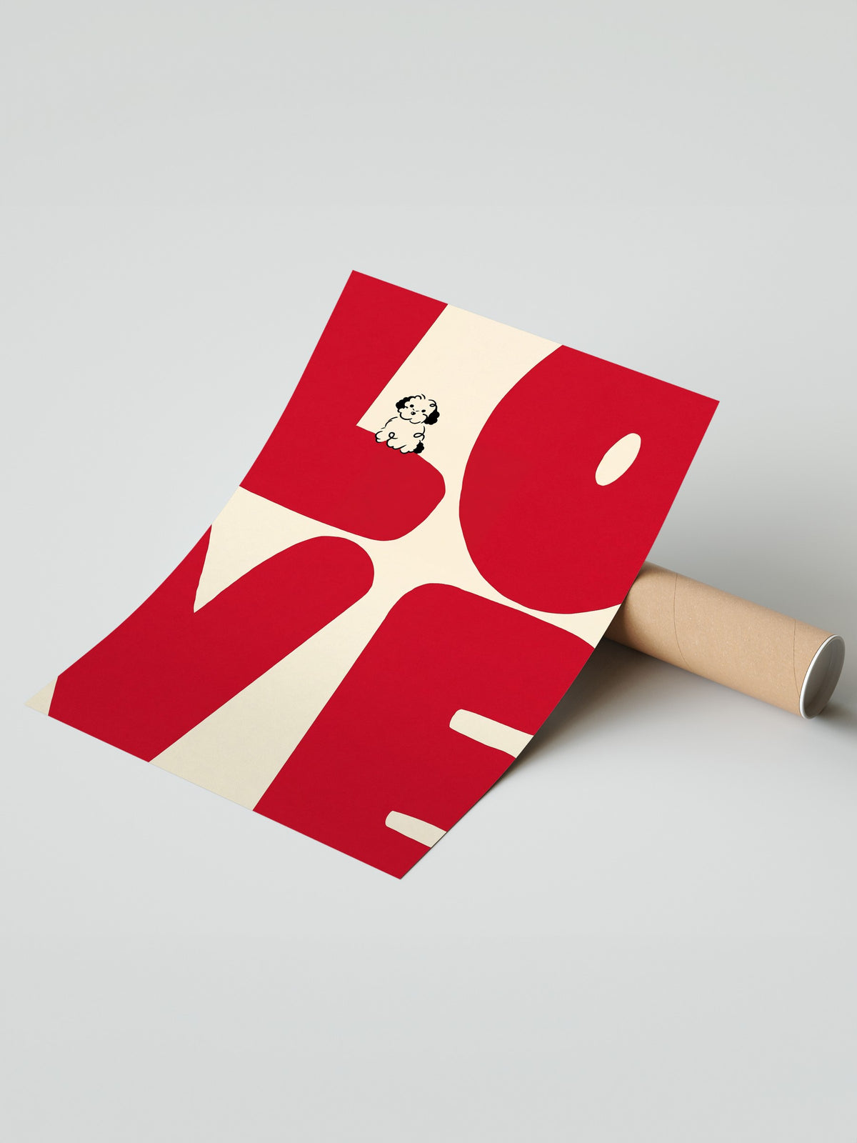 LOVE Çerçevesiz Poster