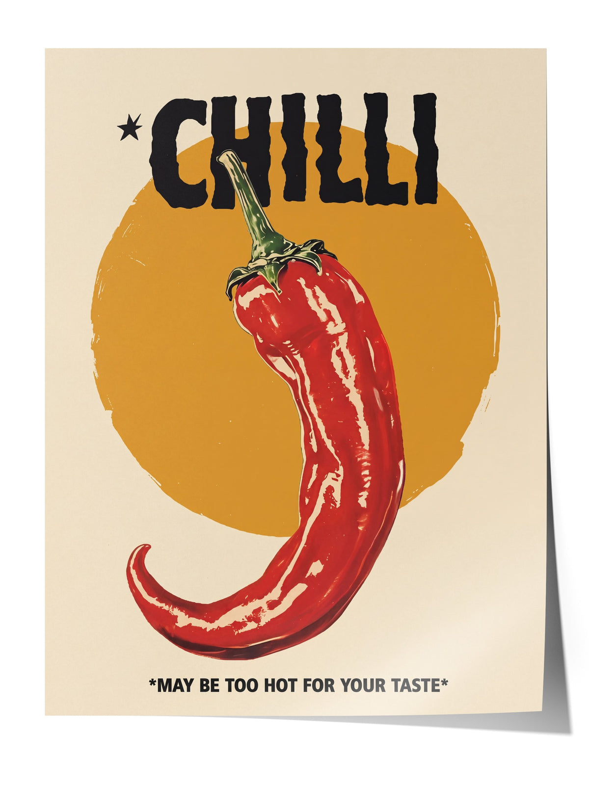 CHILLI Çerçevesiz Poster