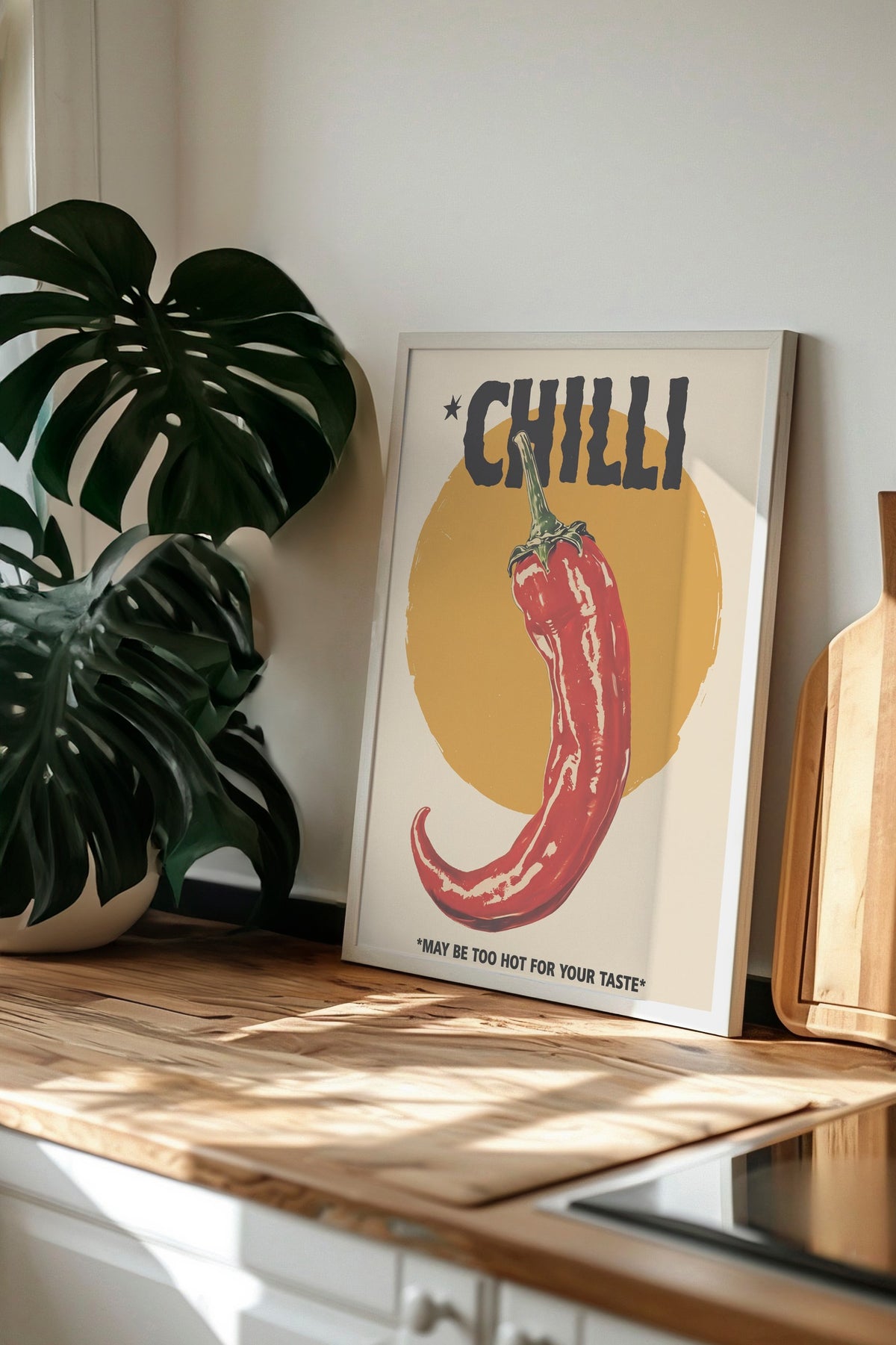 CHILLI Poster – Beyaz Çerçeveli Tablo