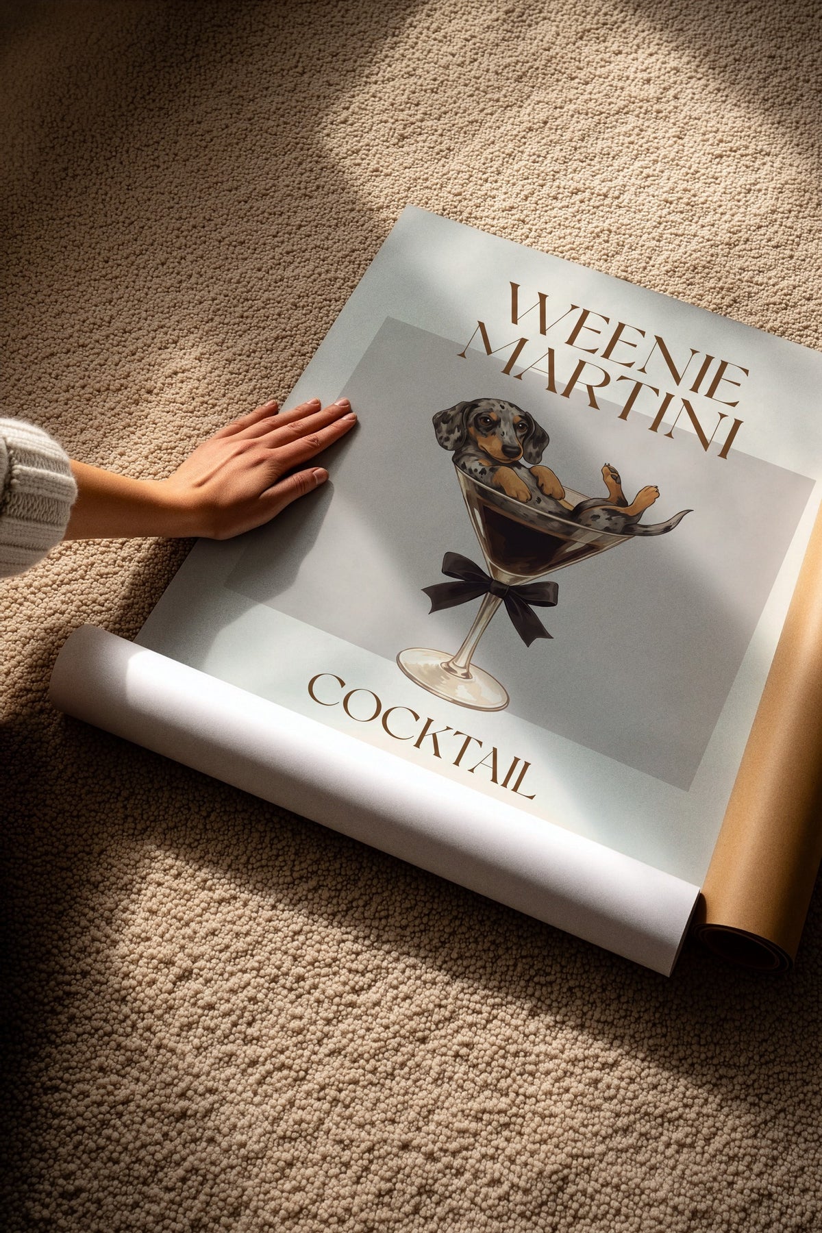 WEENIE MARTINI Çerçevesiz Poster
