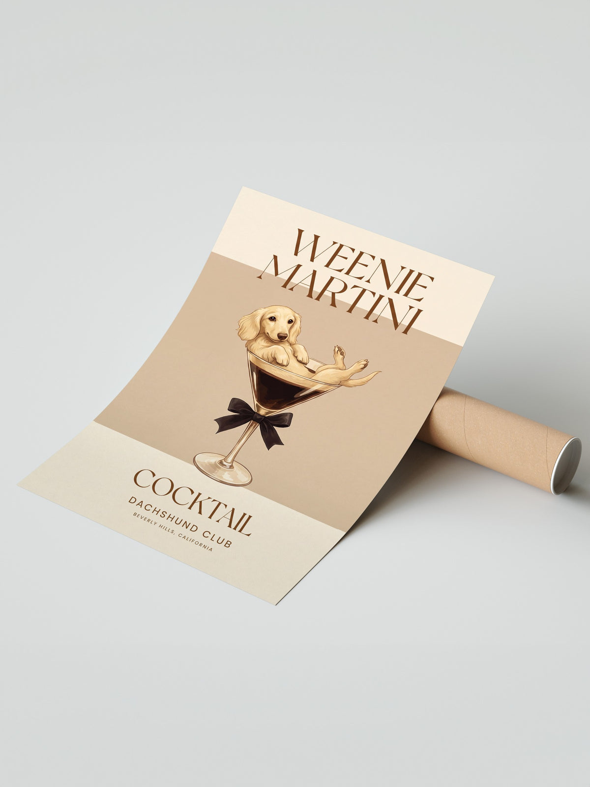 WEENIE MARTINI Çerçevesiz Poster