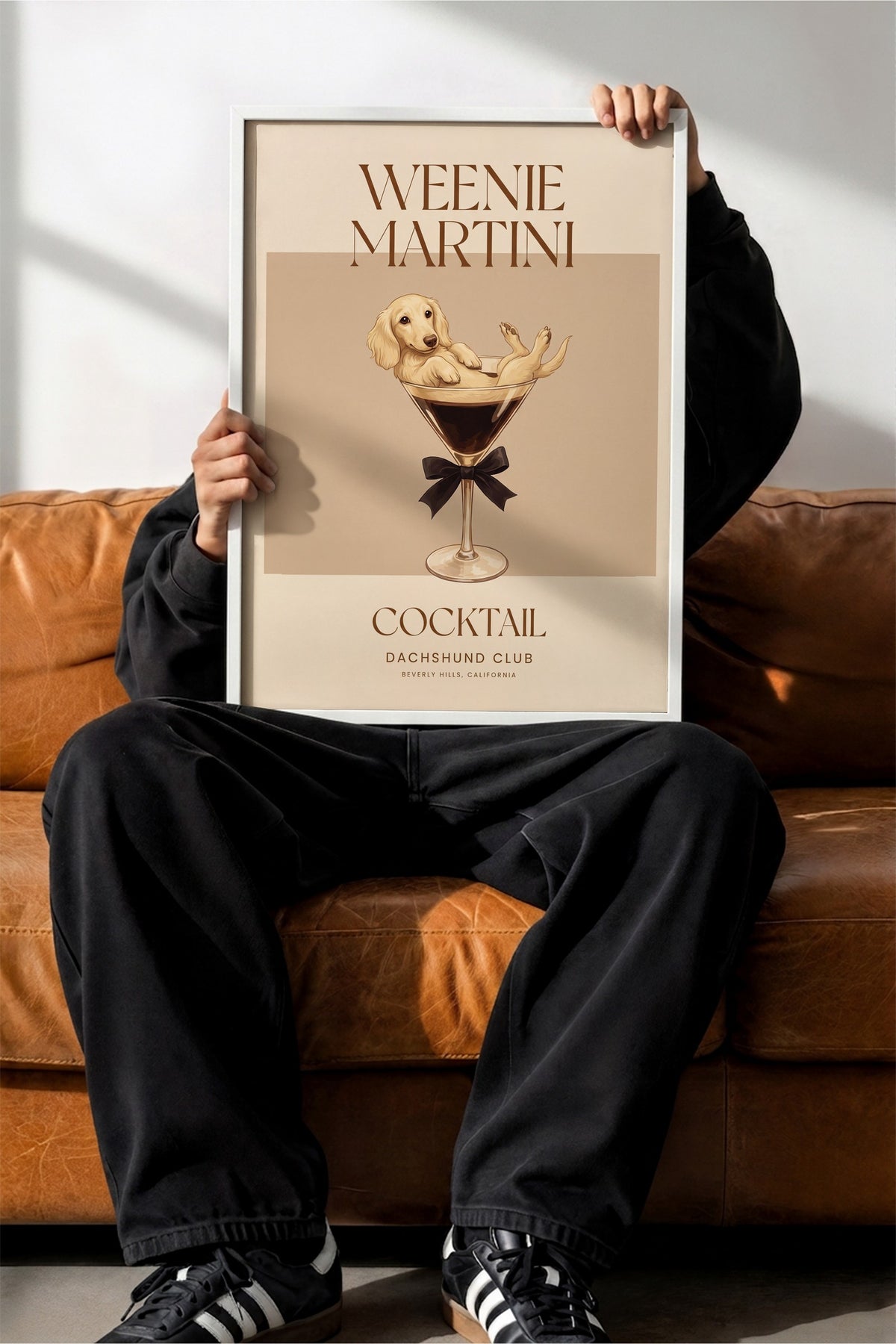 WEENIE MARTINI Poster – Beyaz Çerçeveli Tablo