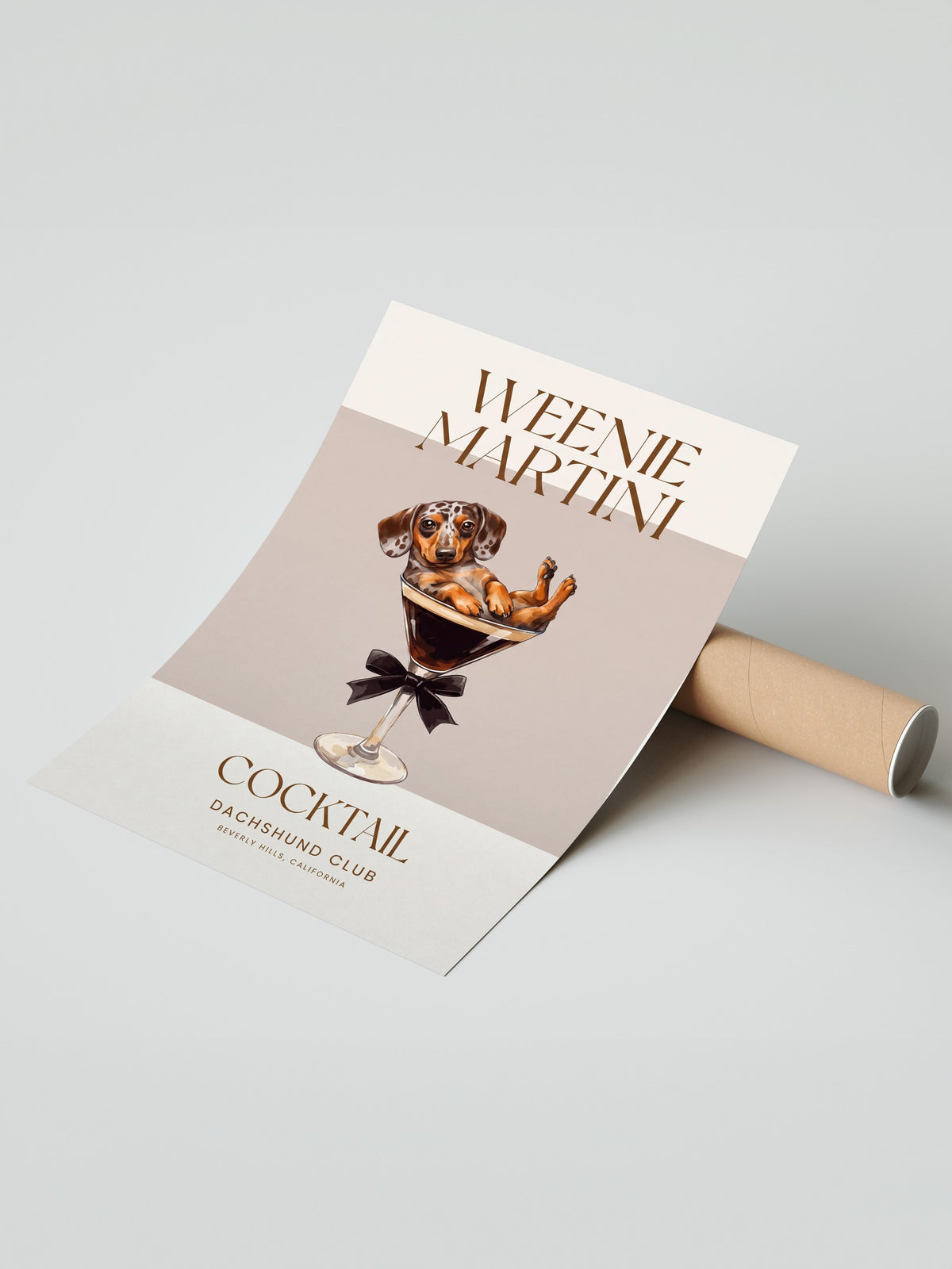 WEENIE MARTINI Çerçevesiz Poster
