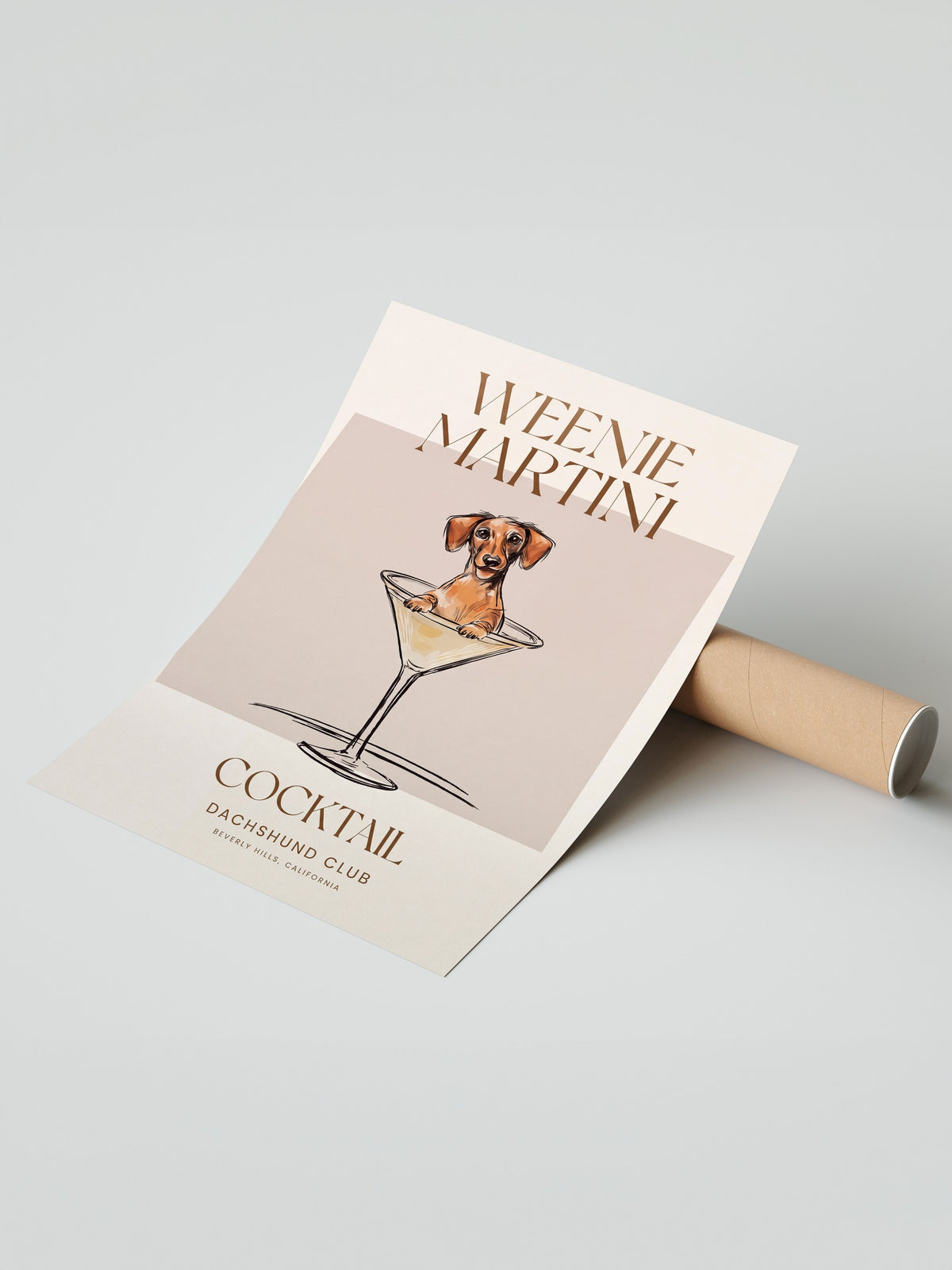 WEENIE MARTINI Çerçevesiz Poster