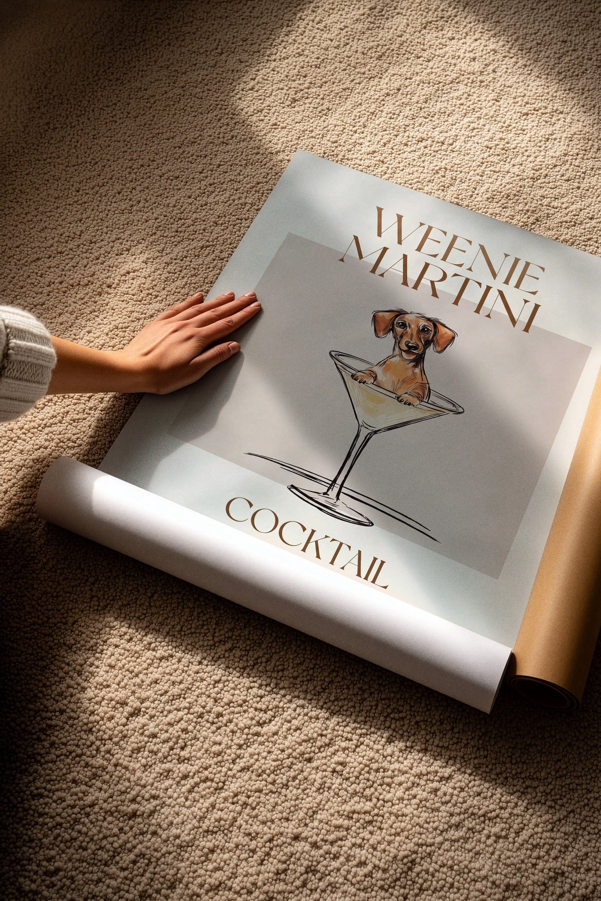 WEENIE MARTINI Çerçevesiz Poster