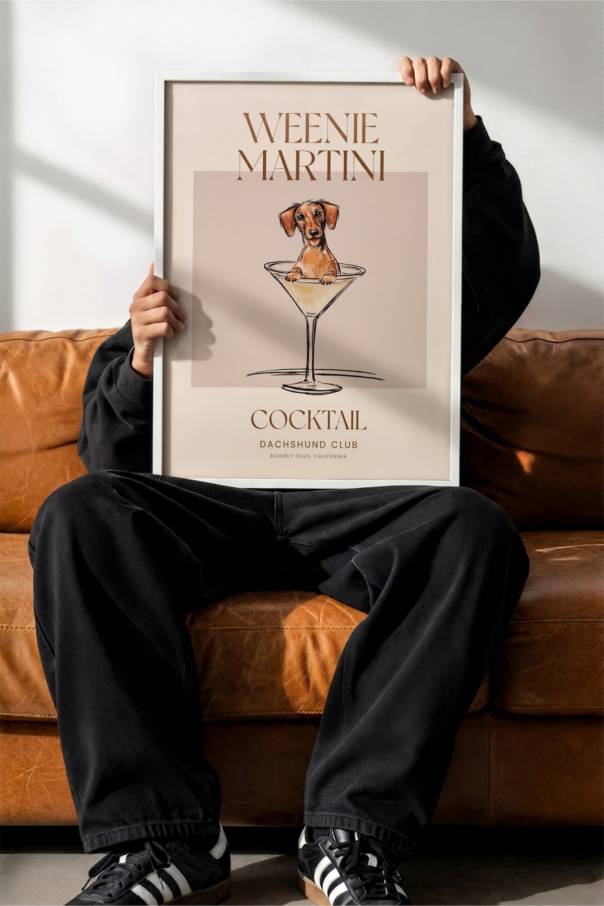 WEENIE MARTINI Poster – Beyaz Çerçeveli Tablo