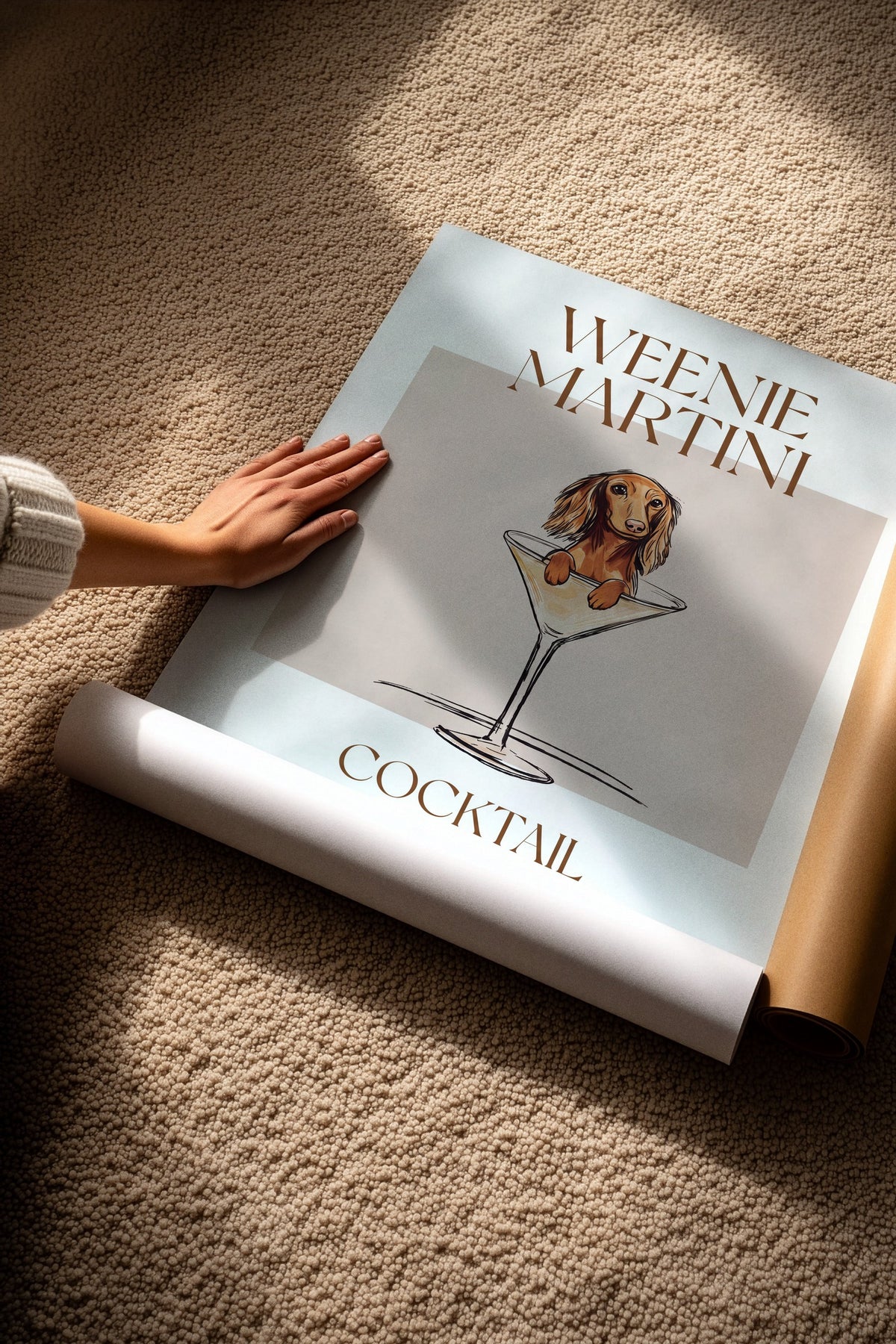 WEENIE MARTINI Çerçevesiz Poster
