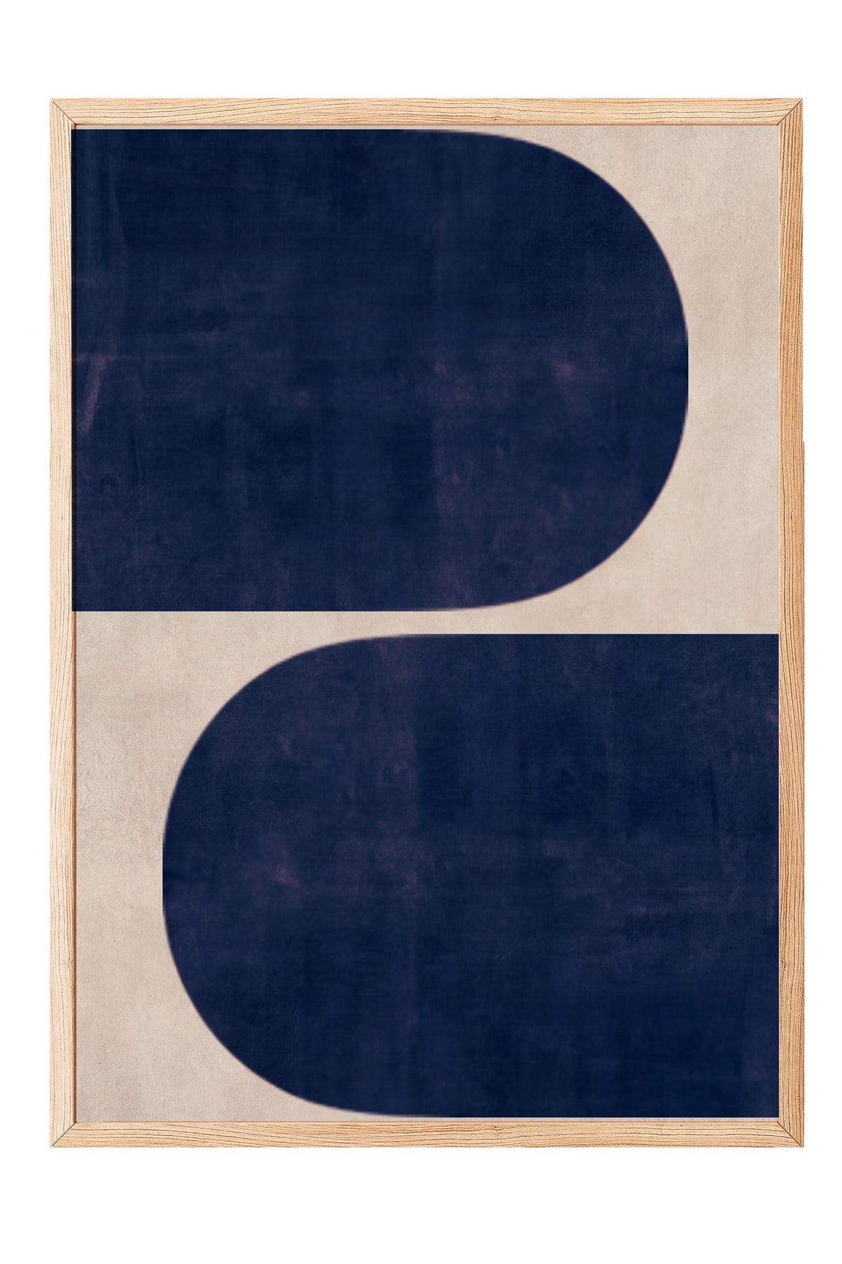 Minimalist Geometrik Desenler Poster – Ahşap Çerçeveli Tablo