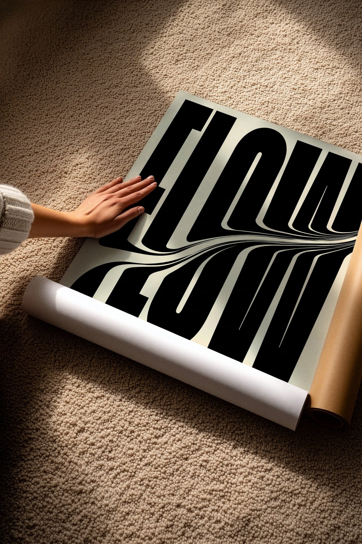 FLOW Çerçevesiz Poster