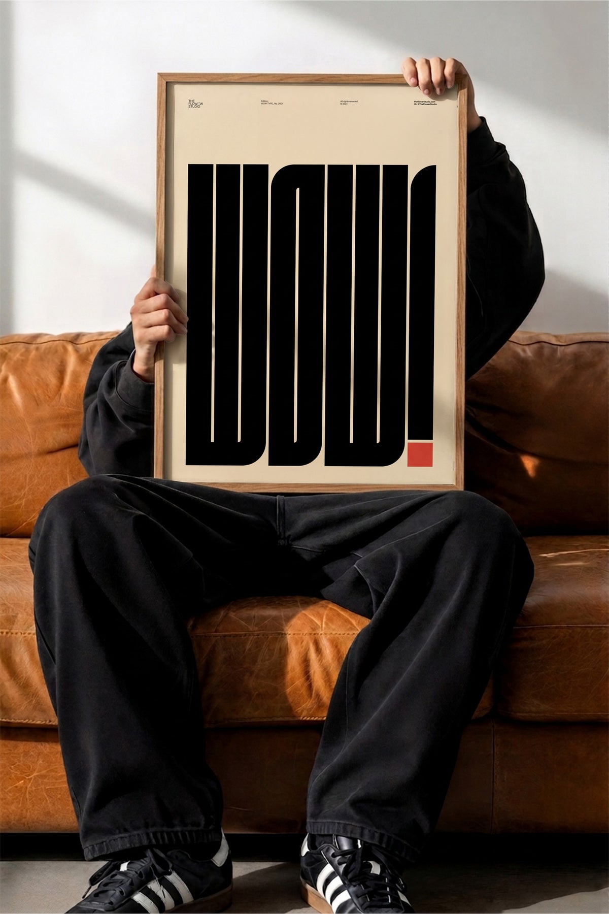 WOW! Poster – Ahşap Çerçeveli Tablo