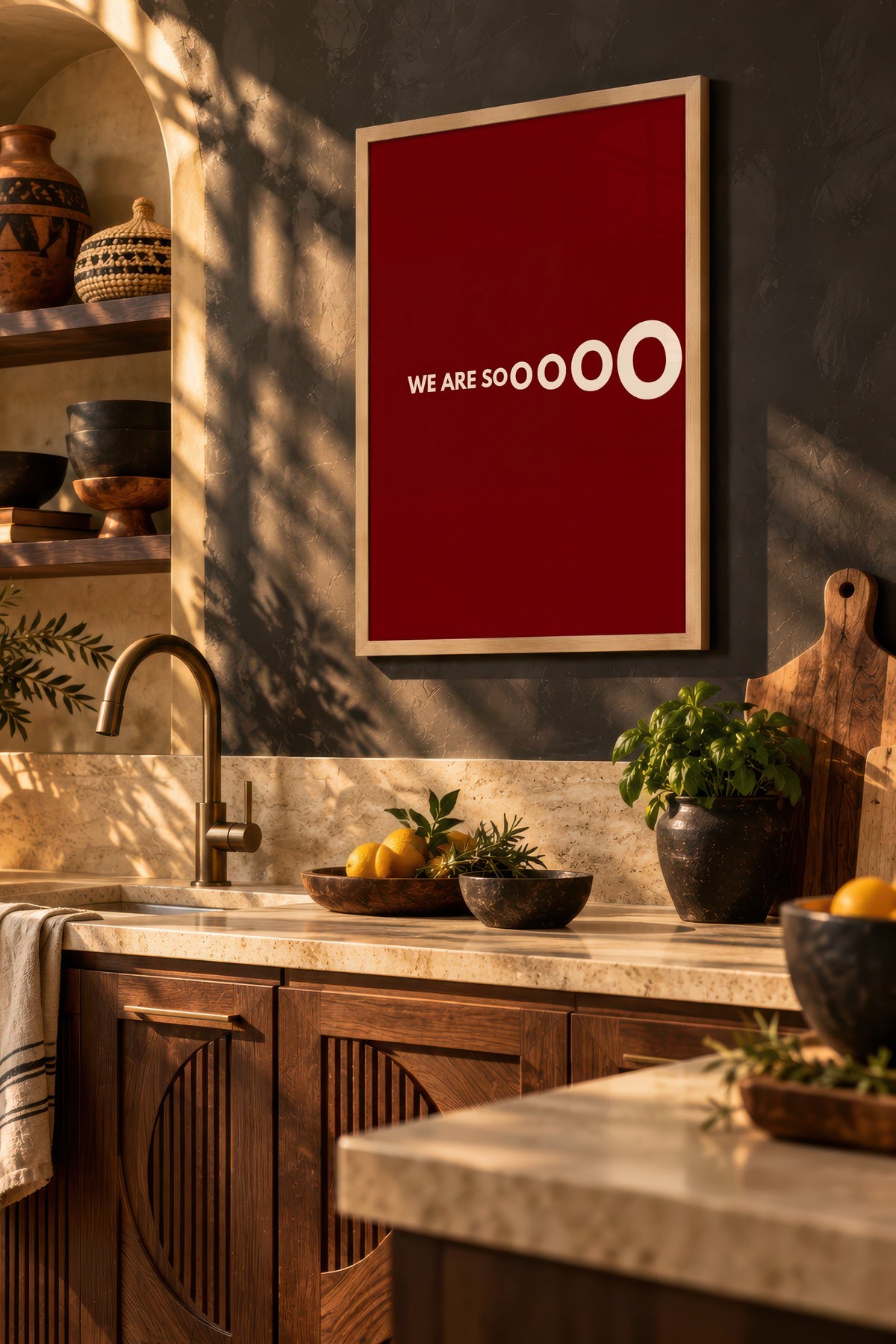 WE ARE SOOOOO Poster – Ahşap Çerçeveli Tablo