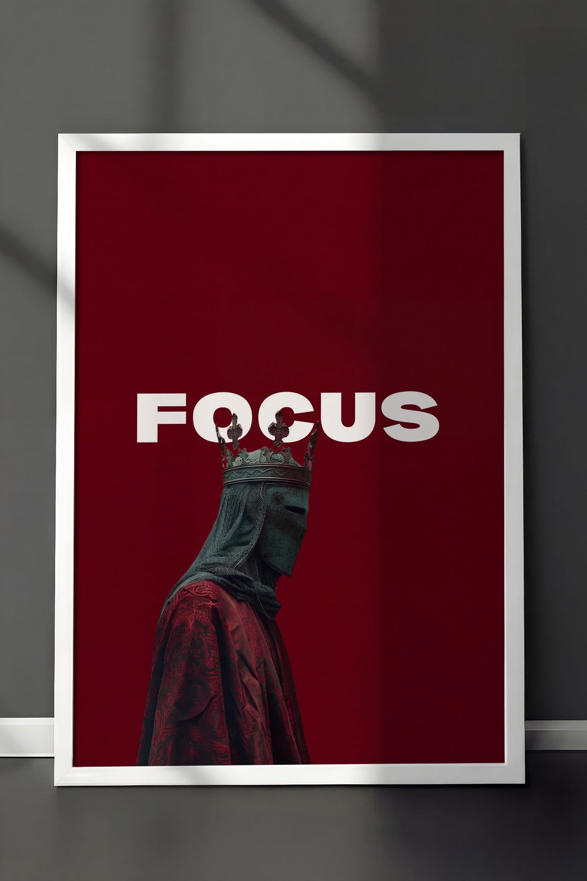 FOCUS Poster – Beyaz Çerçeveli Tablo