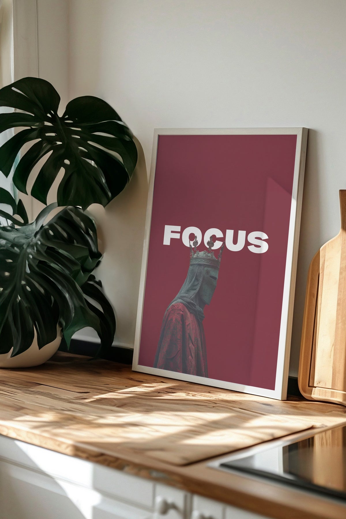 FOCUS Poster – Beyaz Çerçeveli Tablo