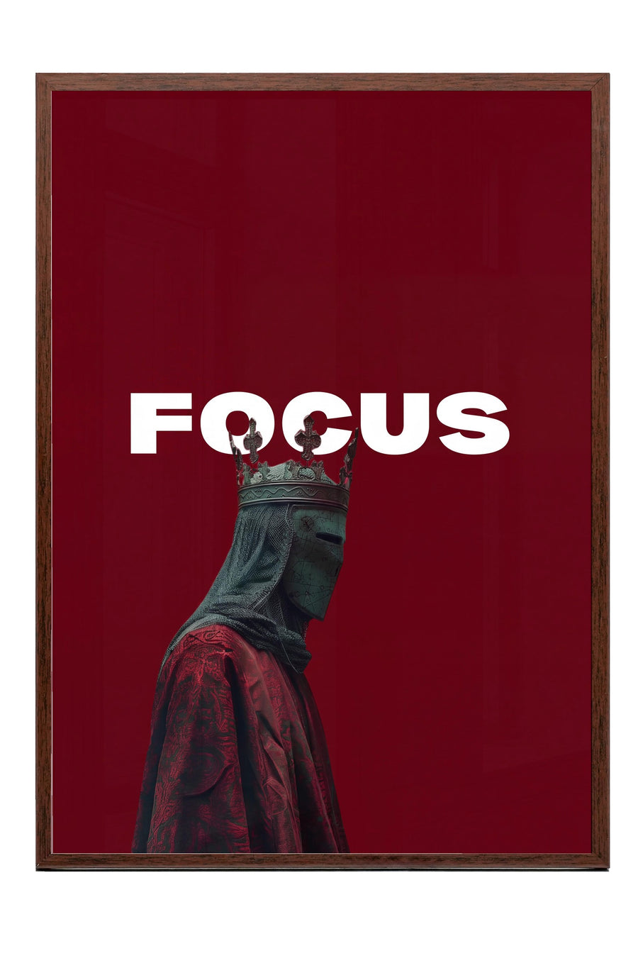 FOCUS Poster – Kahverengi Çerçeveli Tablo