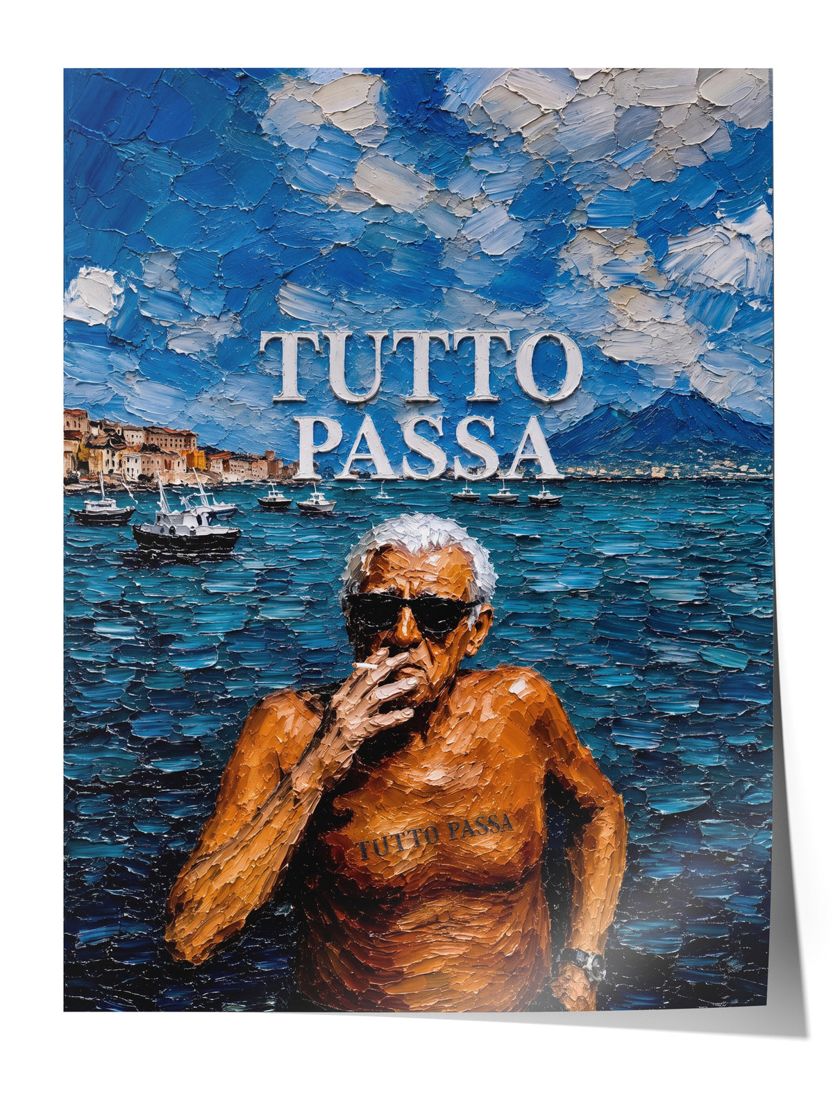 TUTTO PASSA Çerçevesiz Poster