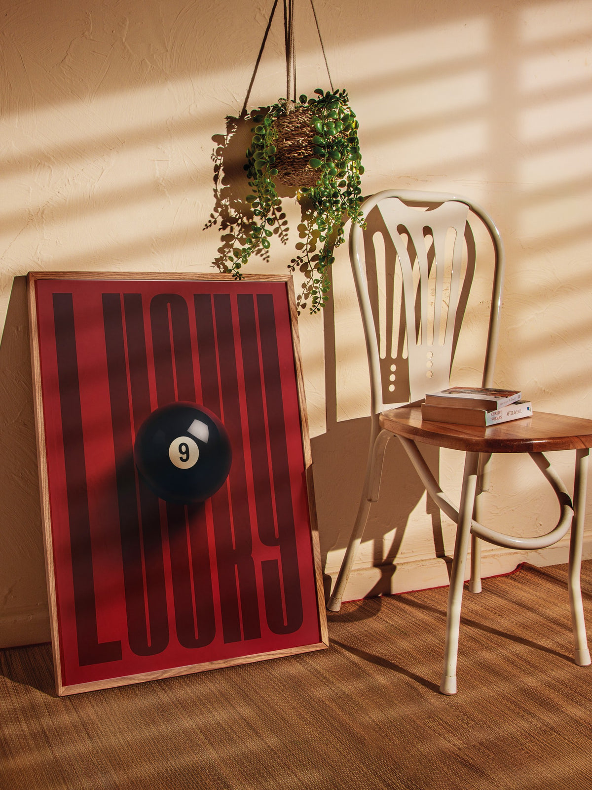 LUCKY Poster – Ahşap Çerçeveli Tablo