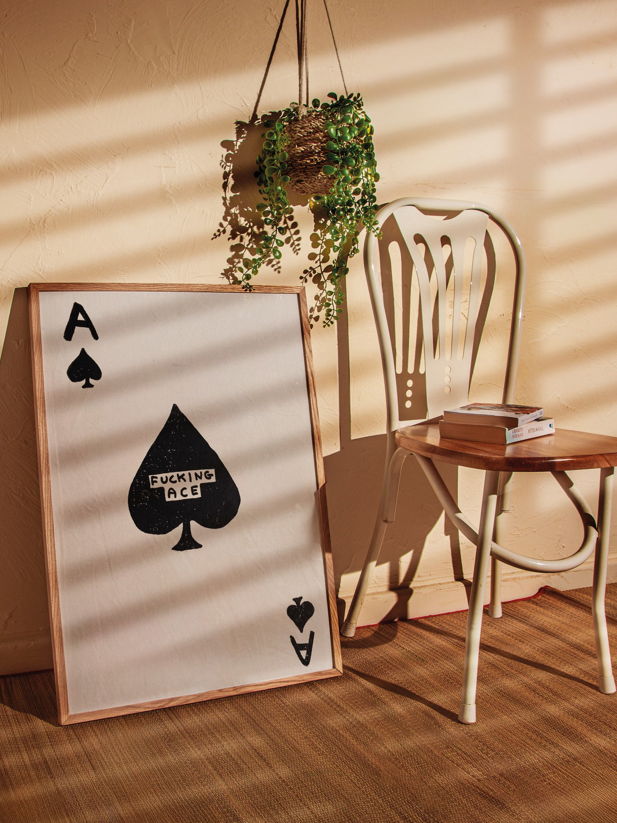 FUCKING ACE Poster – Ahşap Çerçeveli Tablo