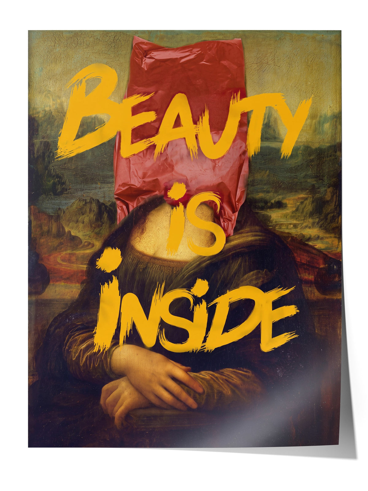 Beauty Is Inside Çerçevesiz Poster