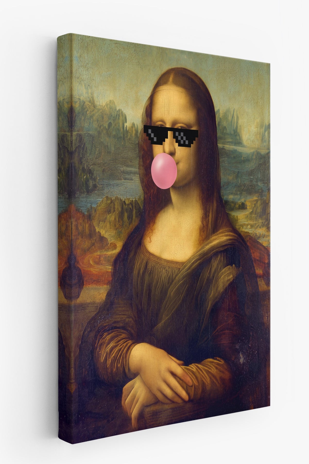 Mona Lisa Remix Kanvas Tablo