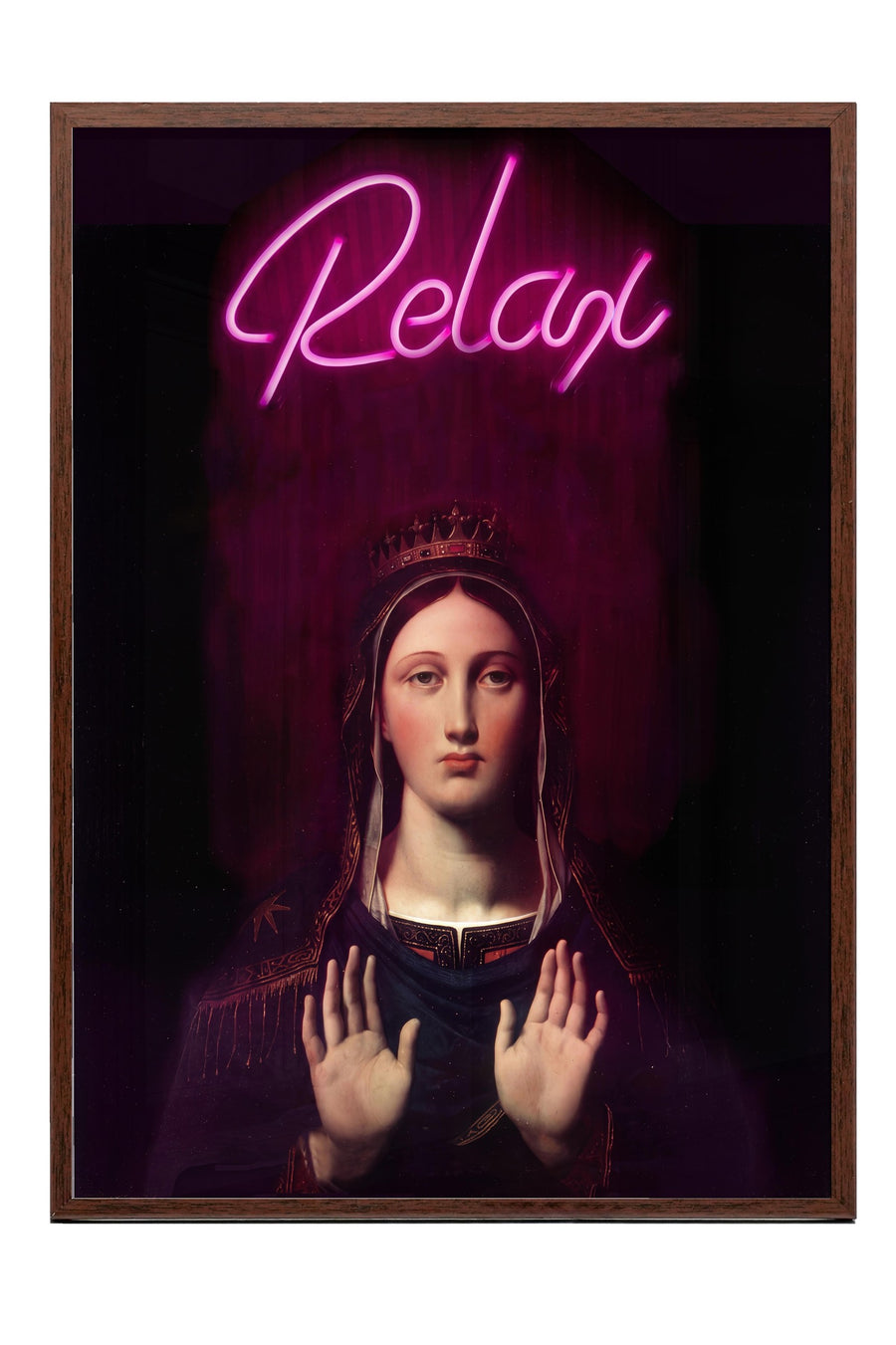 Relax Poster – Kahverengi Çerçeveli Tablo