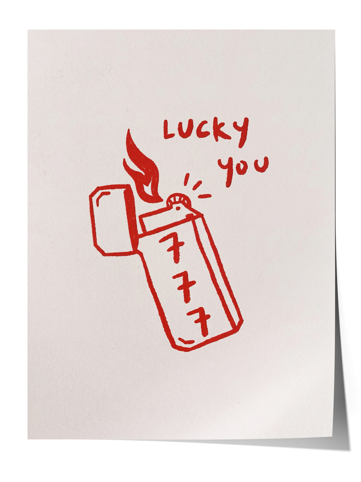 Lucky You Çerçevesiz Poster