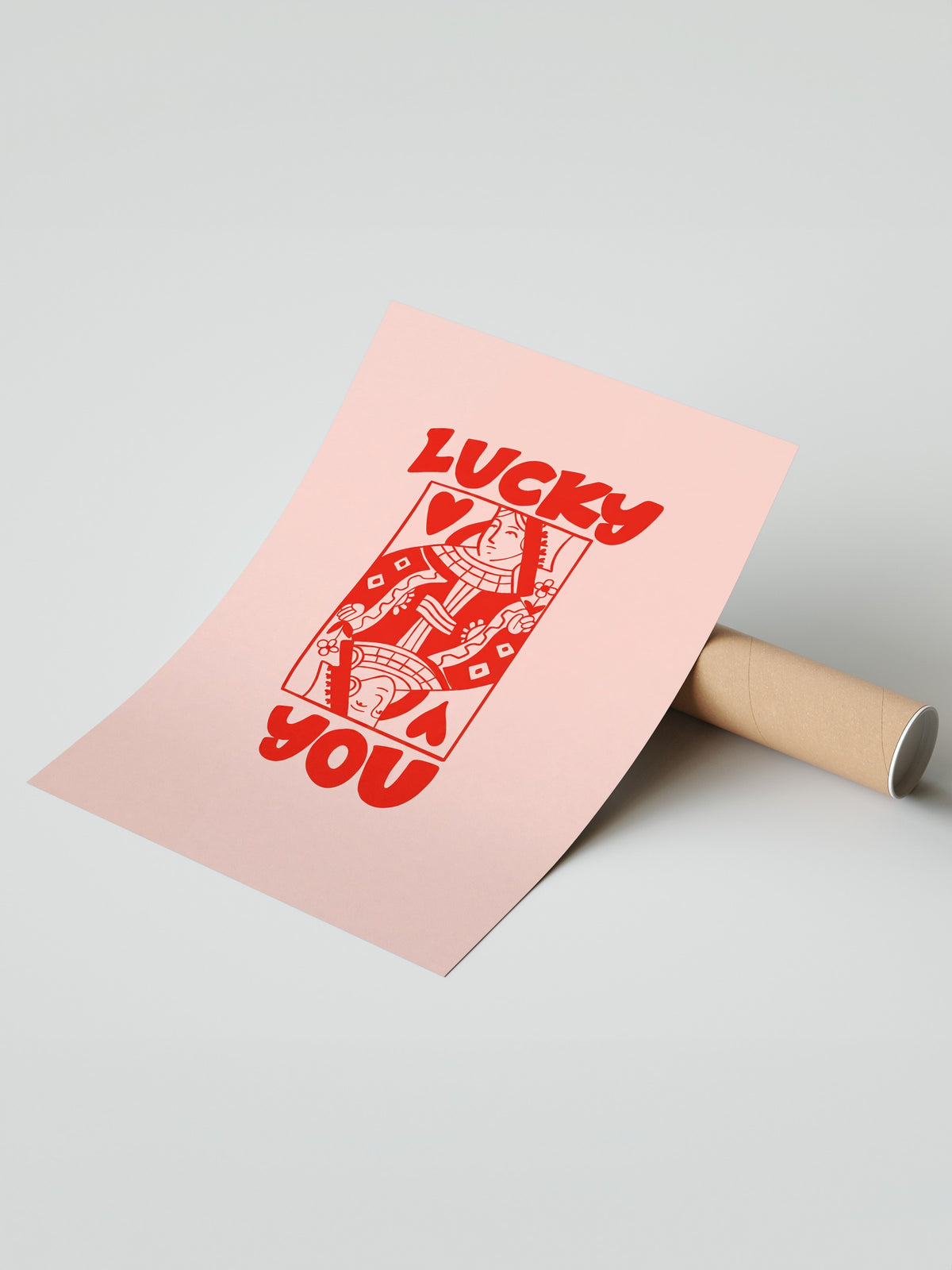 LUCKY YOU Çerçevesiz Poster