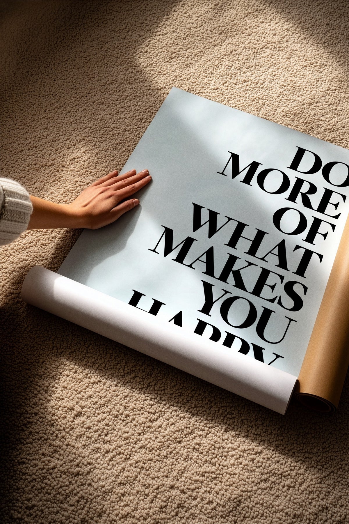DO MORE OF WHAT MAKES YOU HAPPY Çerçevesiz Poster