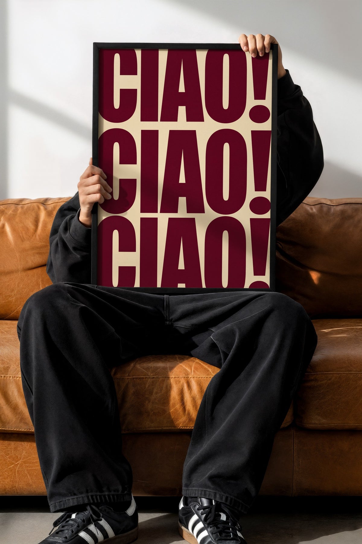 CIAO! CIAO! CIAO! Poster – Siyah Çerçeveli Tablo