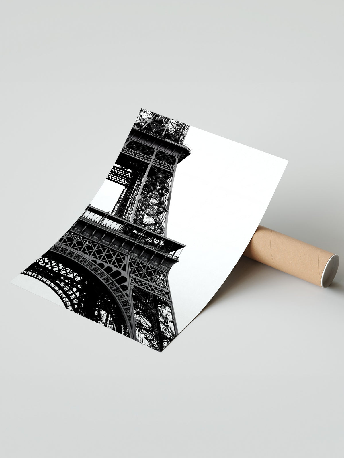 Eiffel Kulesi Detayları Çerçevesiz Poster