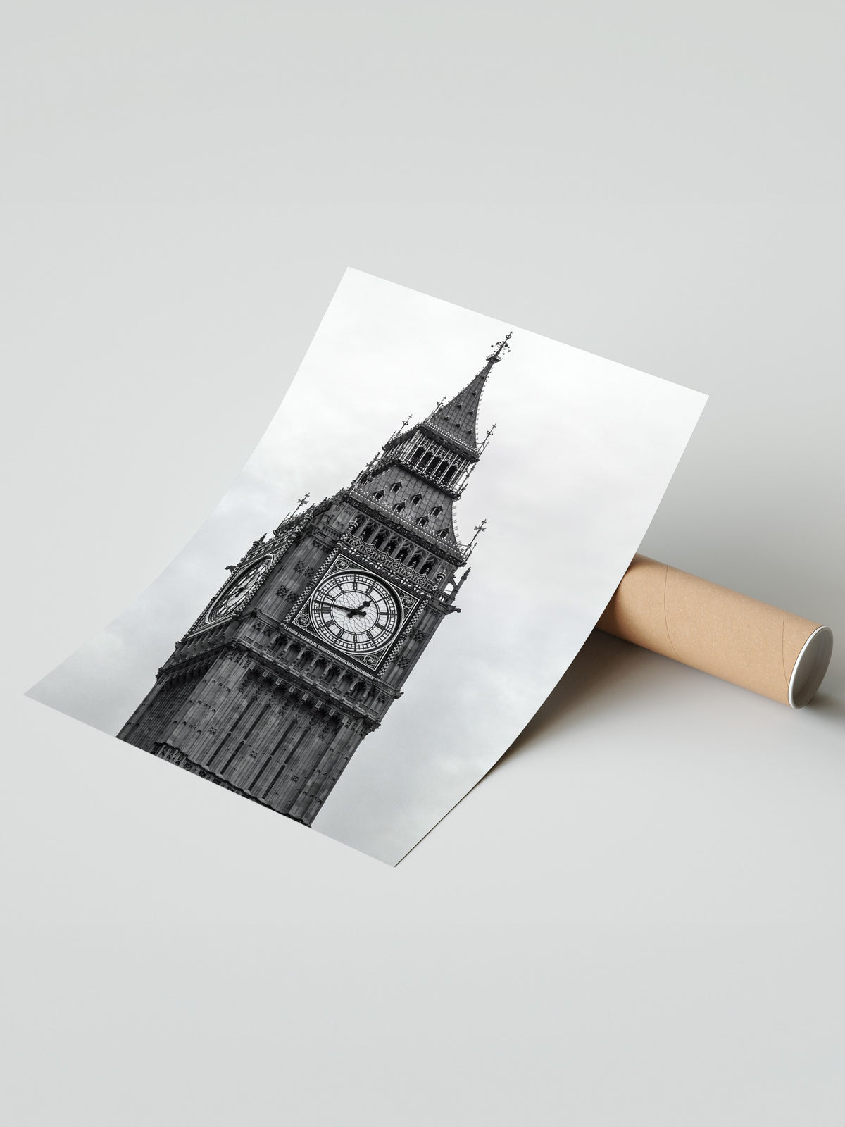 Londra Big Ben Detayı Çerçevesiz Poster