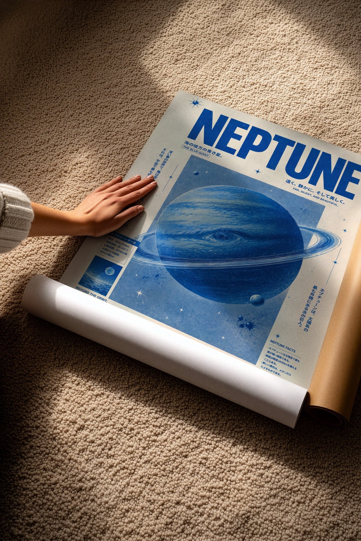 Neptune Çerçevesiz Poster