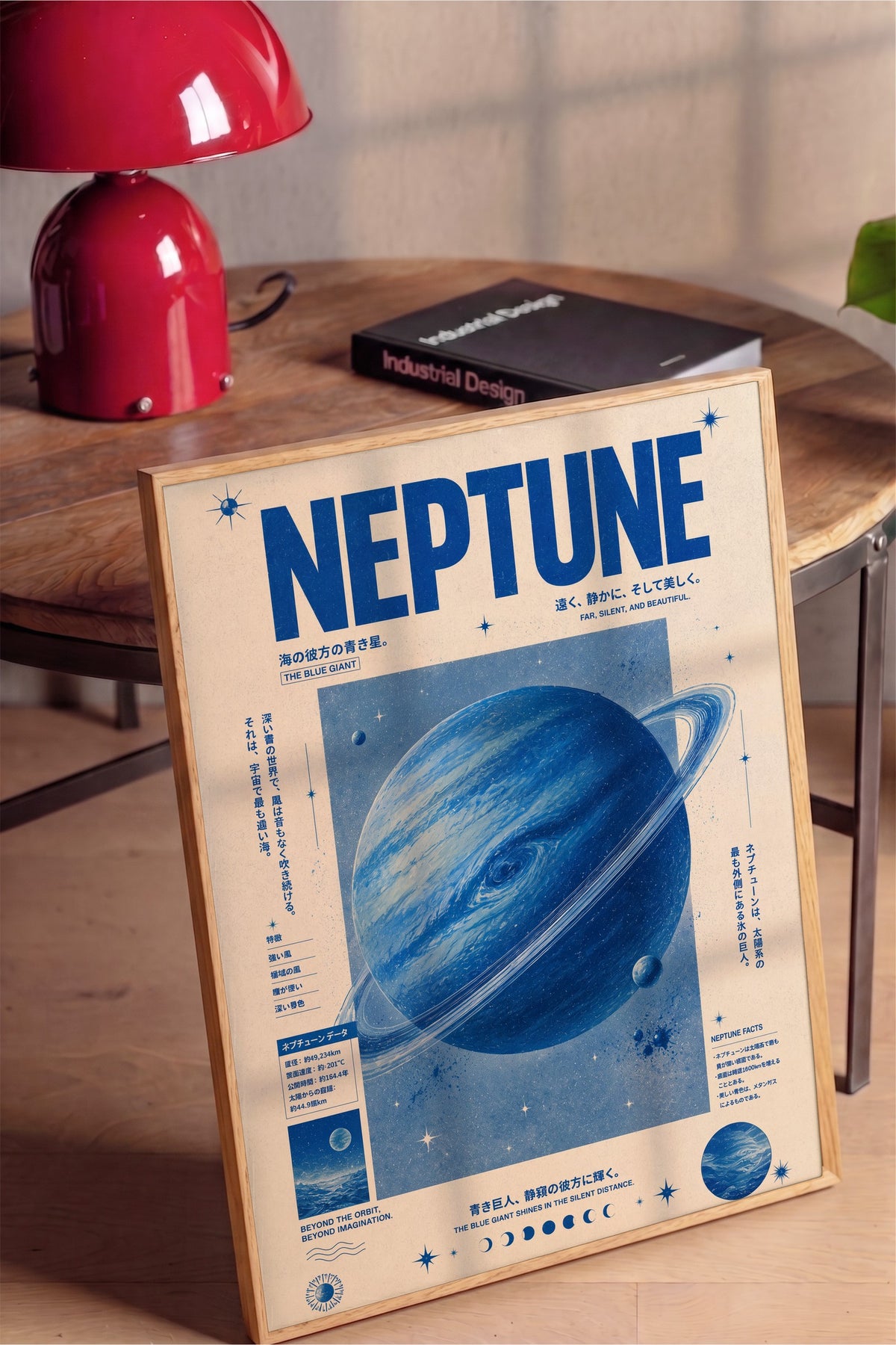 Neptune Poster – Ahşap Çerçeveli Tablo