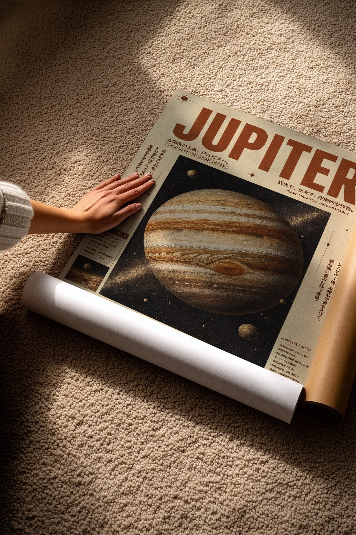 JUPITER Çerçevesiz Poster