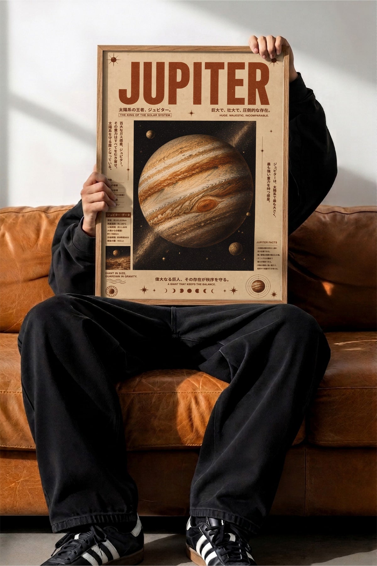 JUPITER Poster – Ahşap Çerçeveli Tablo