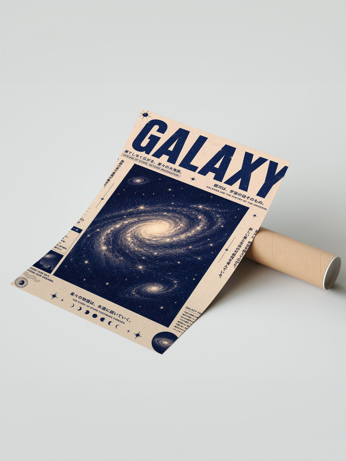 GALAXY Çerçevesiz Poster