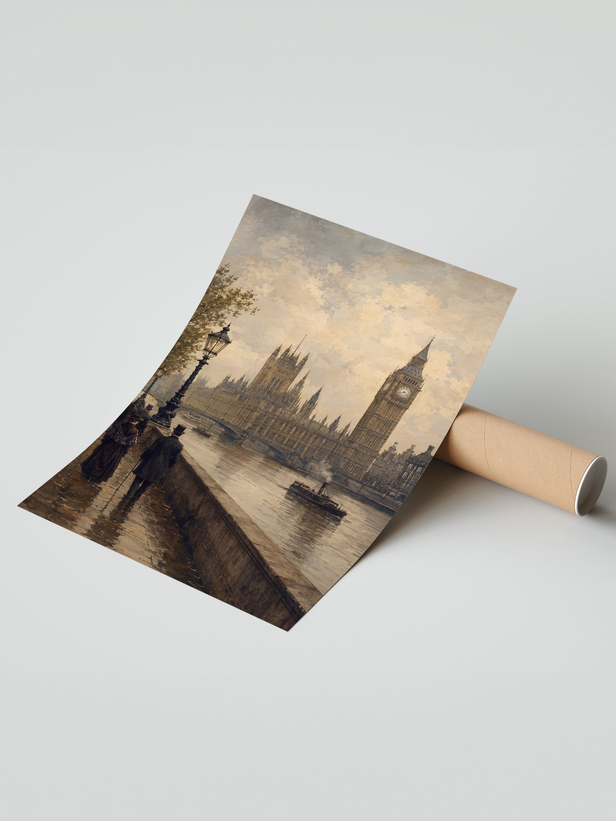 Big Ben ve Parlamento Binası Çerçevesiz Poster