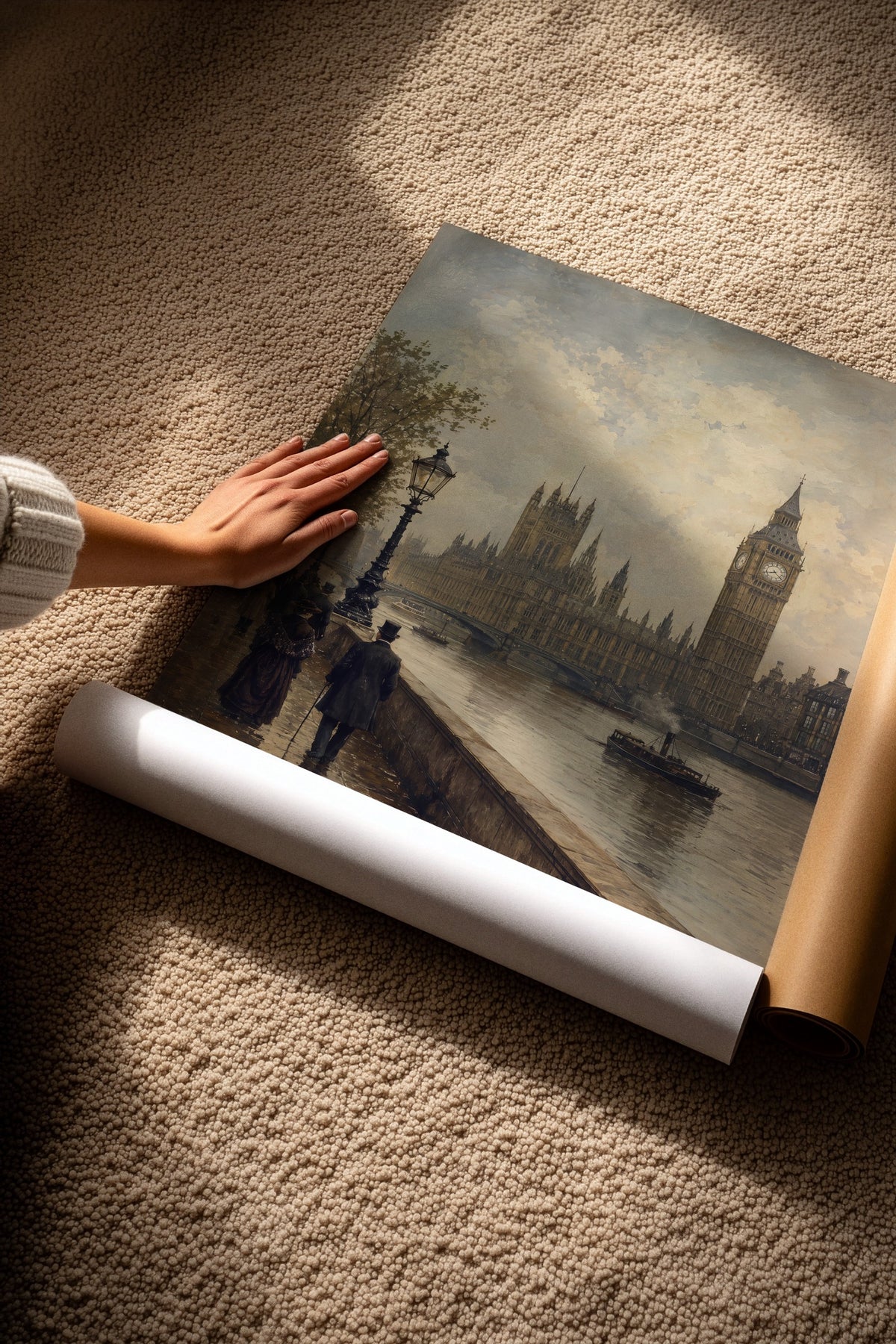 Big Ben ve Parlamento Binası Çerçevesiz Poster