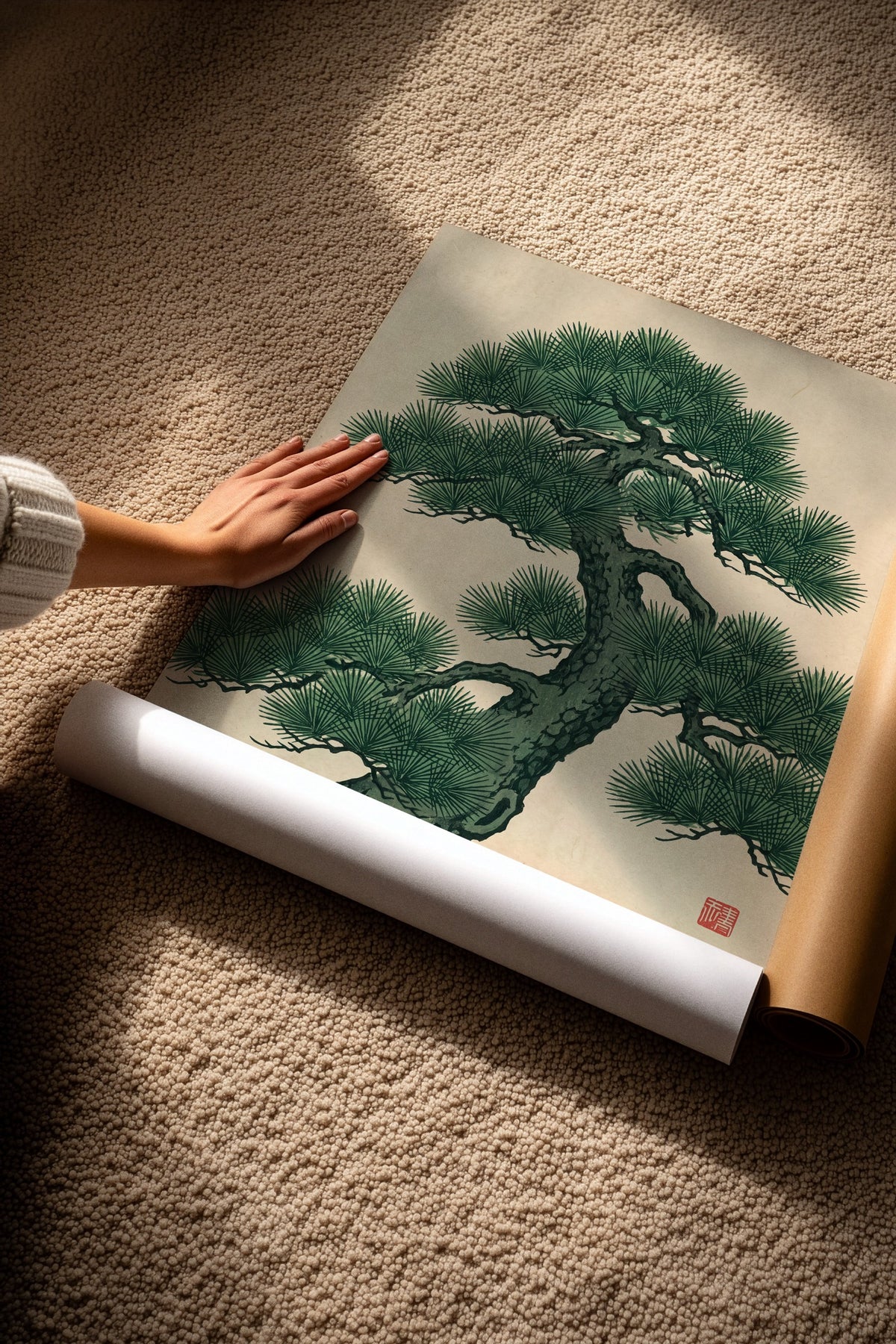 Japon Çam Ağacı Çerçevesiz Poster