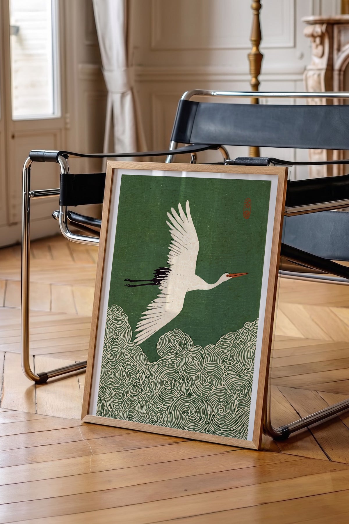 Turnanın Uçuşu Poster – Ahşap Çerçeveli Tablo