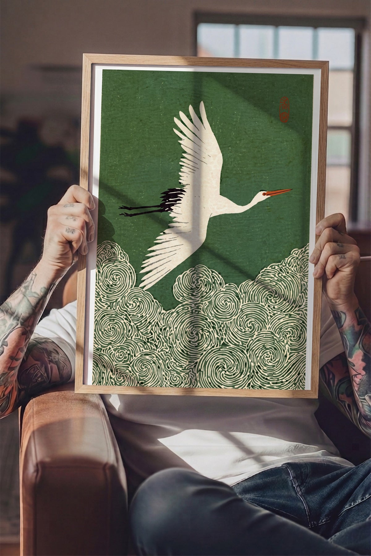 Turnanın Uçuşu Poster – Ahşap Çerçeveli Tablo