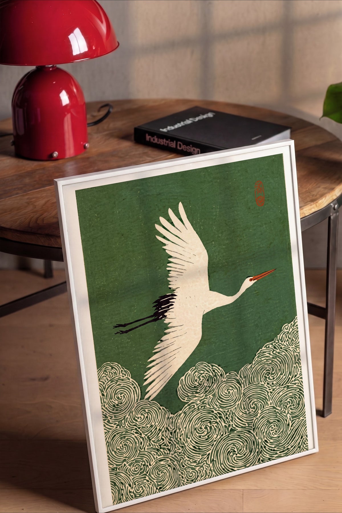 Turnanın Uçuşu Poster – Beyaz Çerçeveli Tablo