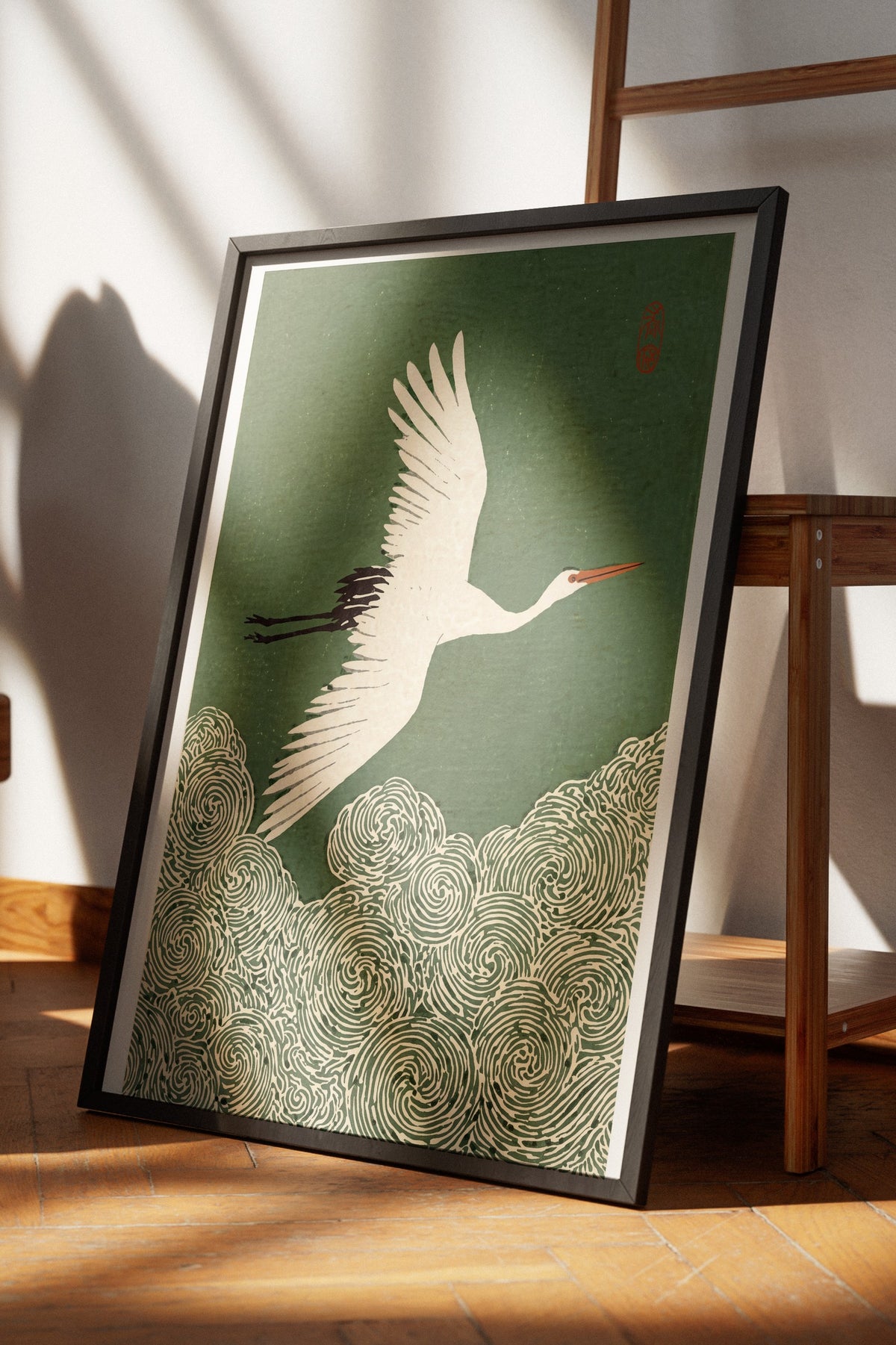Turnanın Uçuşu Poster – Siyah Çerçeveli Tablo