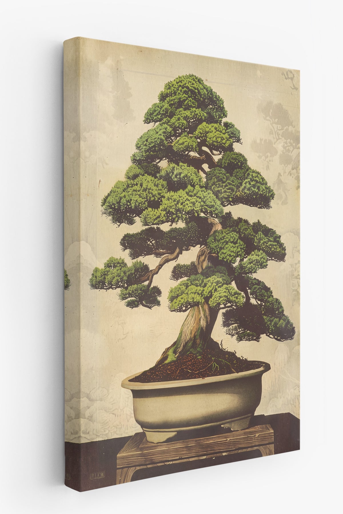 Bonsai Ağacı Kanvas Tablo