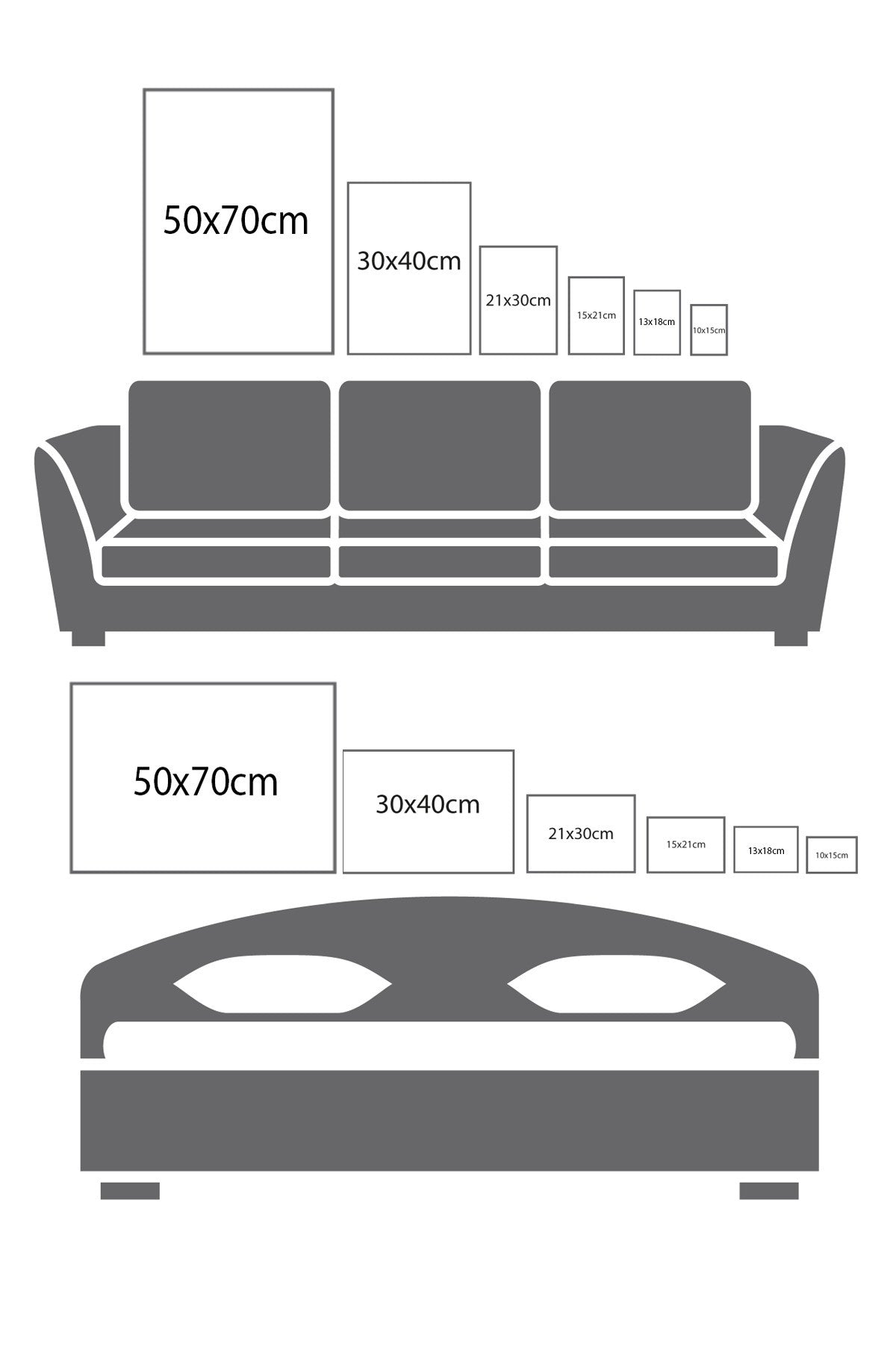 Toprak Tonlarında Geometrik Denge Poster – Ahşap Çerçeveli Tablo
